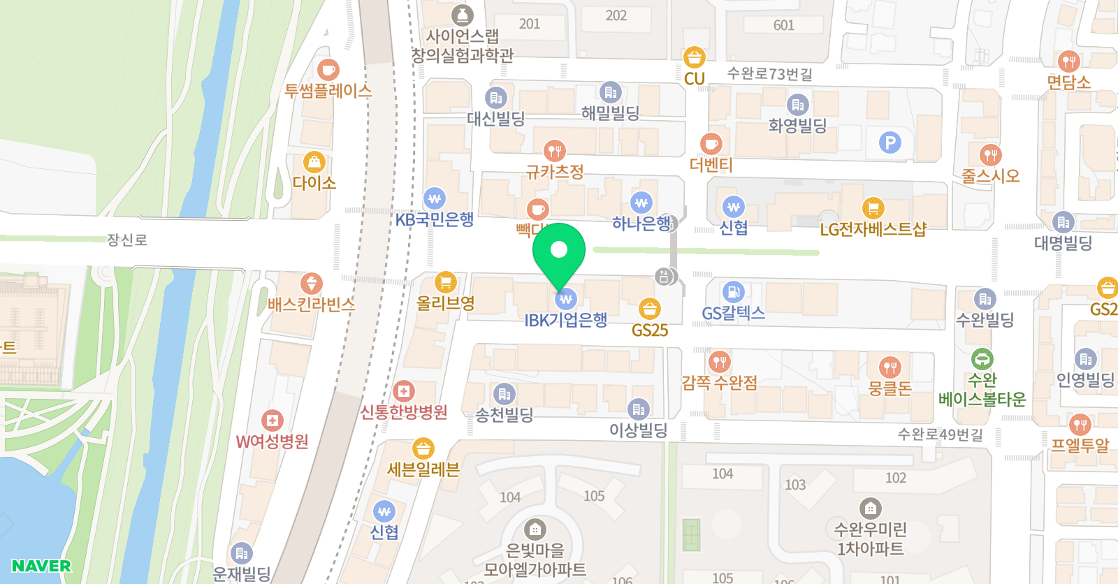 한스 어학원 위치
