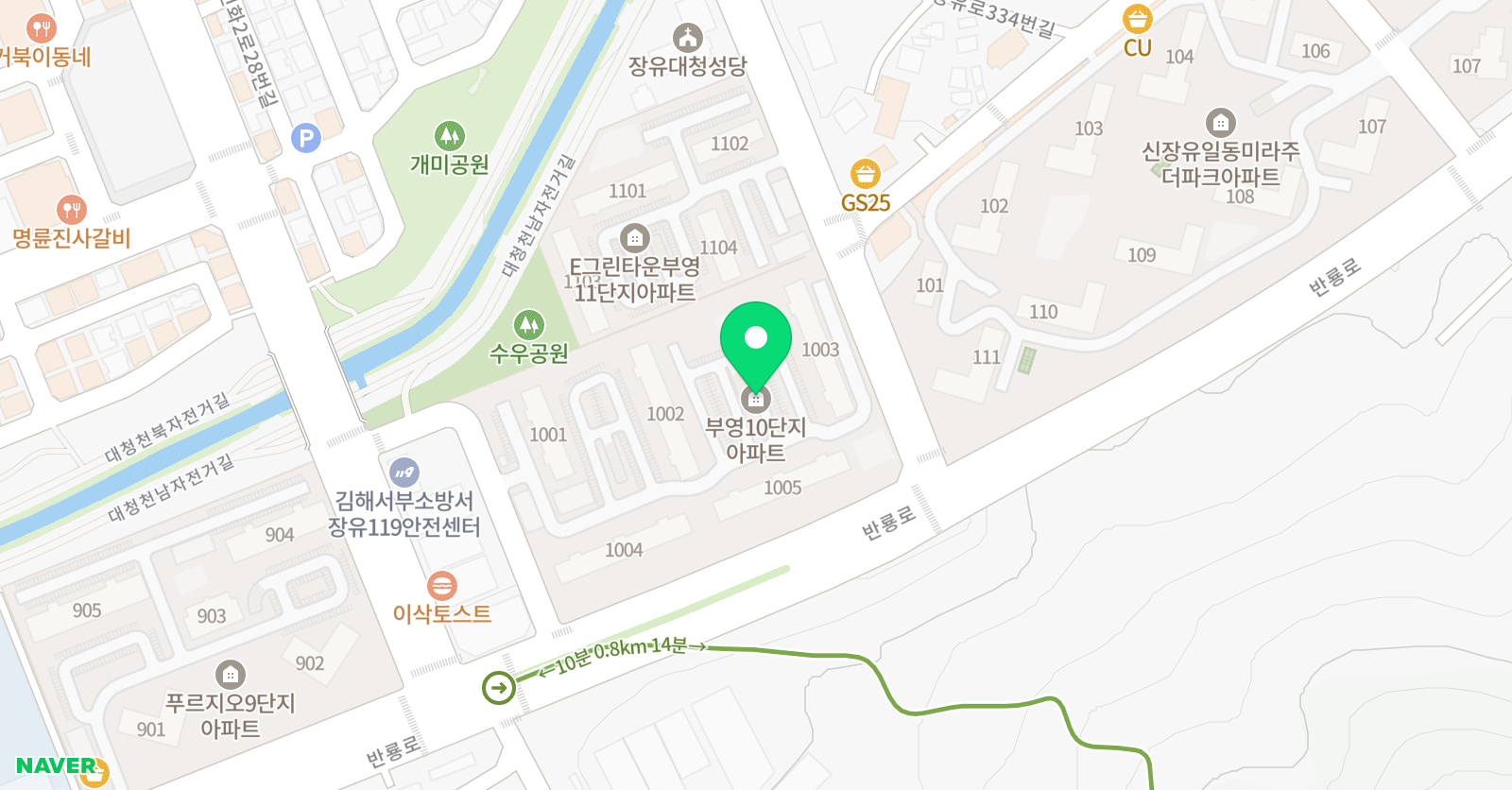 대덕 수학과학영재 학원 위치