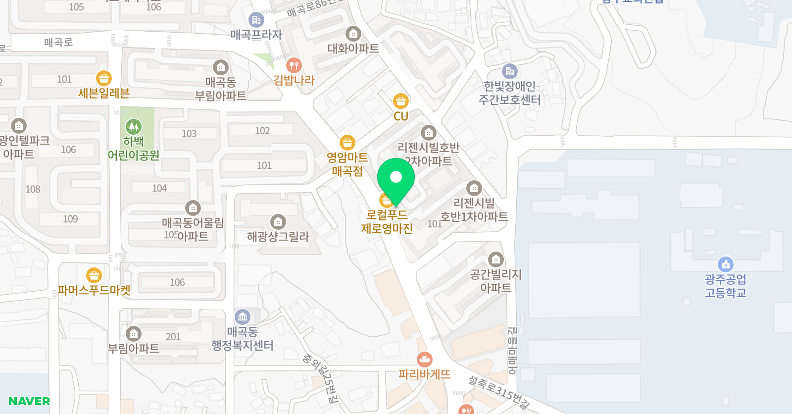 더오름 수학전문학원 위치