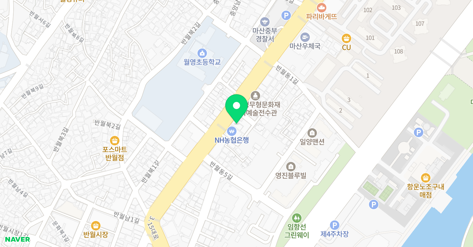 티앤비 학원 위치