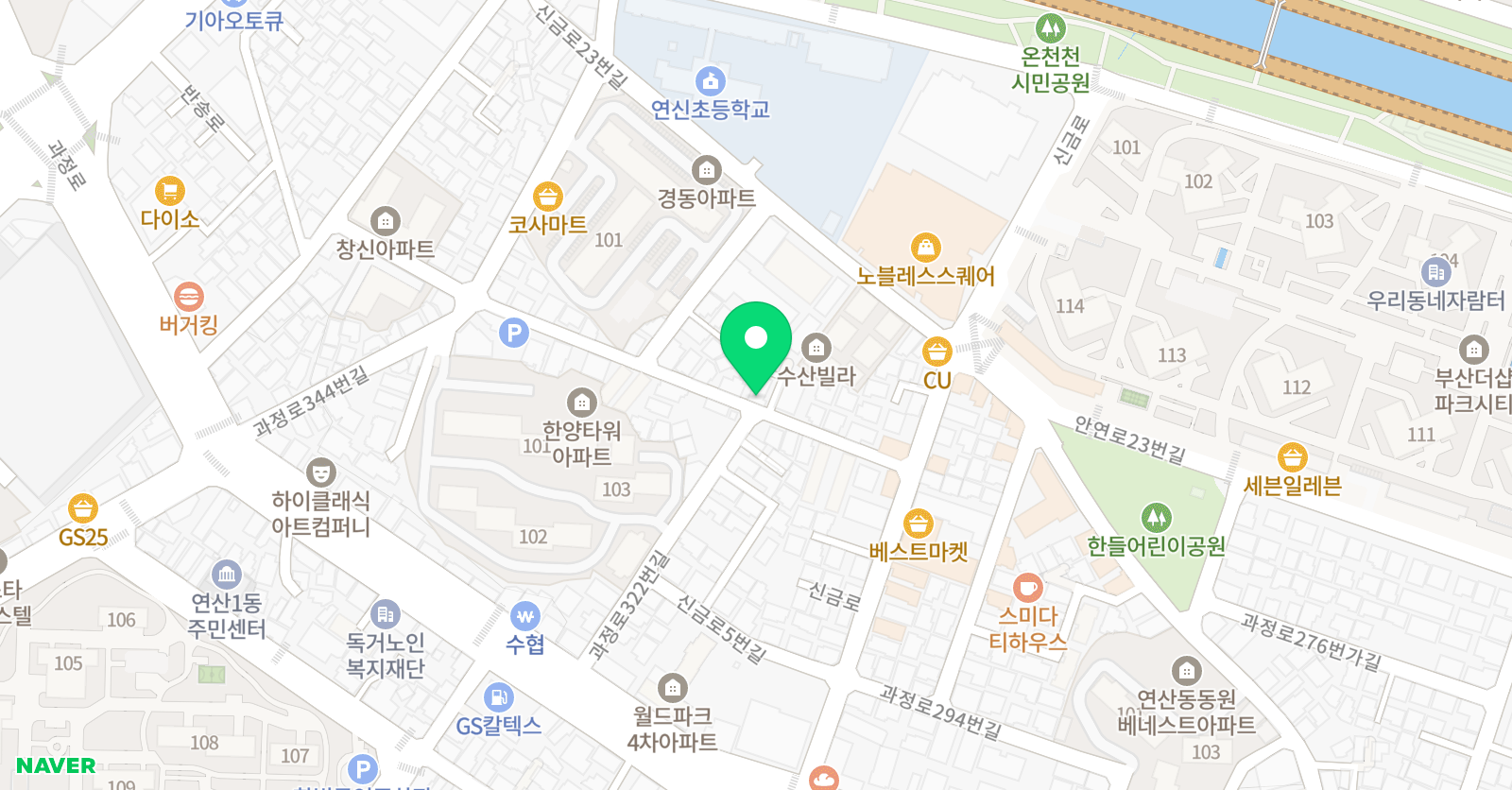 매카 수학교습소 위치