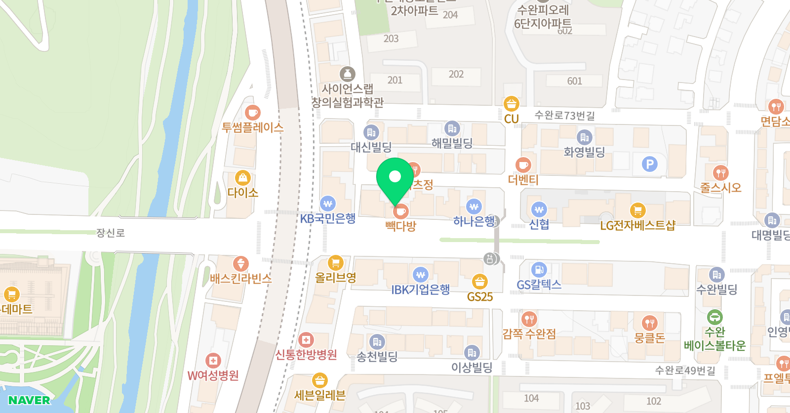 뉴튼 수학학원 위치
