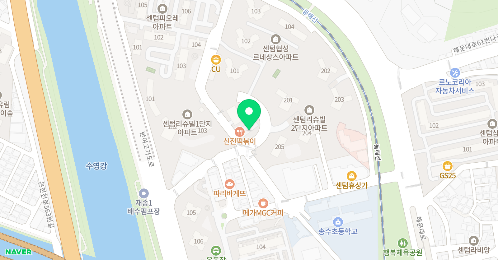 우리아이 수학학원 위치