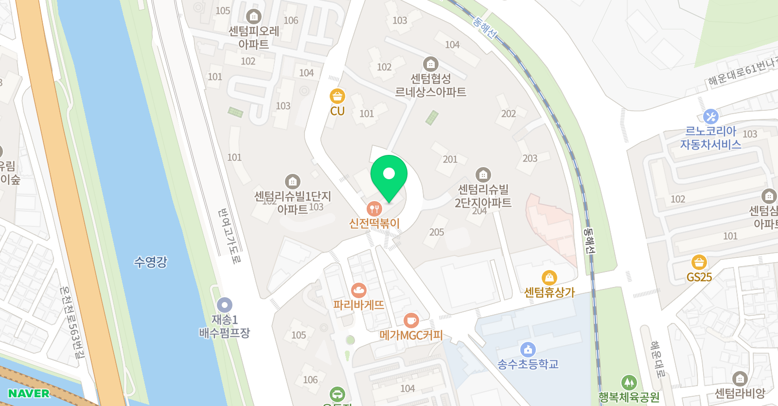 아인스 창의사고력학원 위치