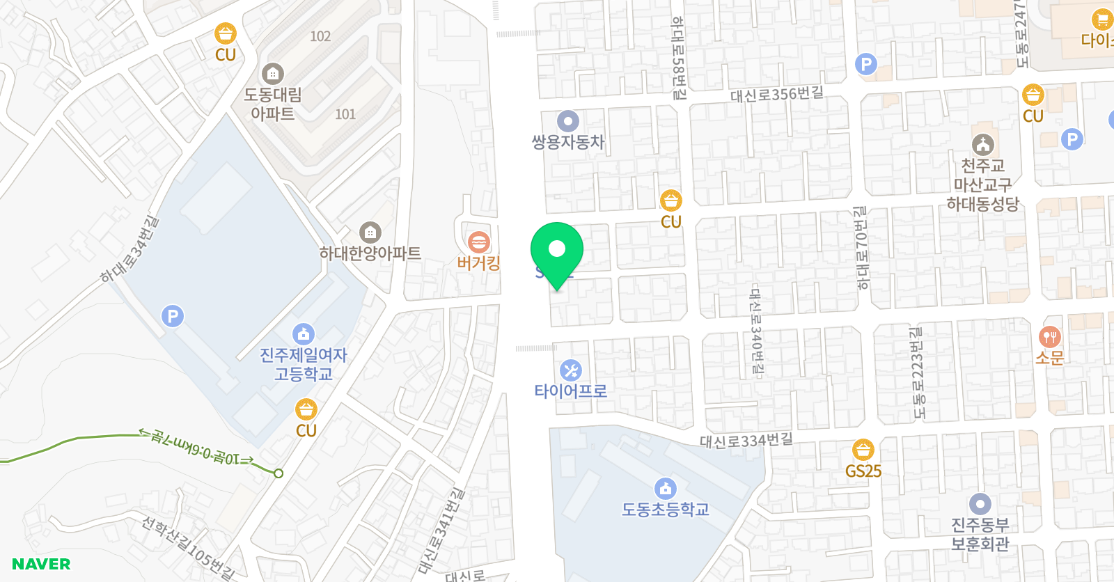 무휼 태권도장 위치