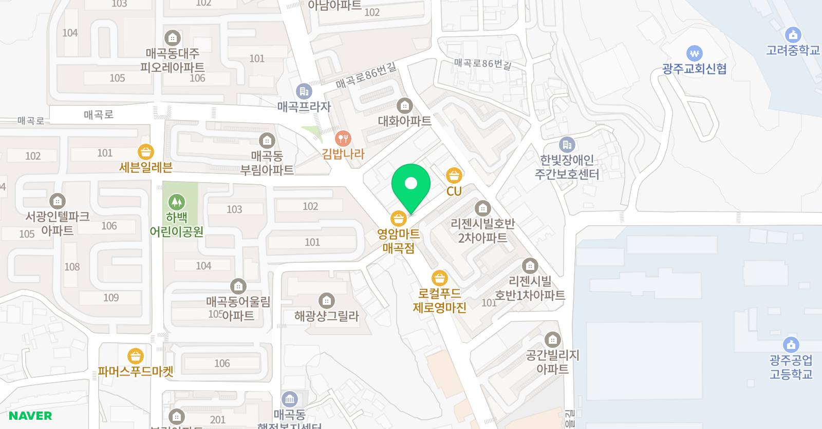왕 수학교실 매곡점 위치