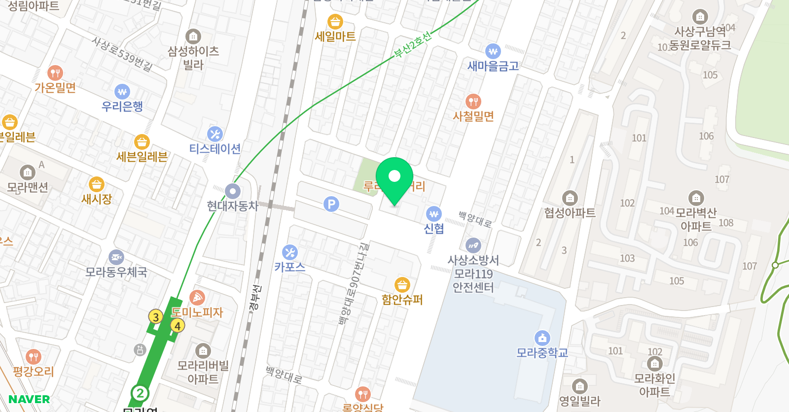 플로리다영수학원 위치