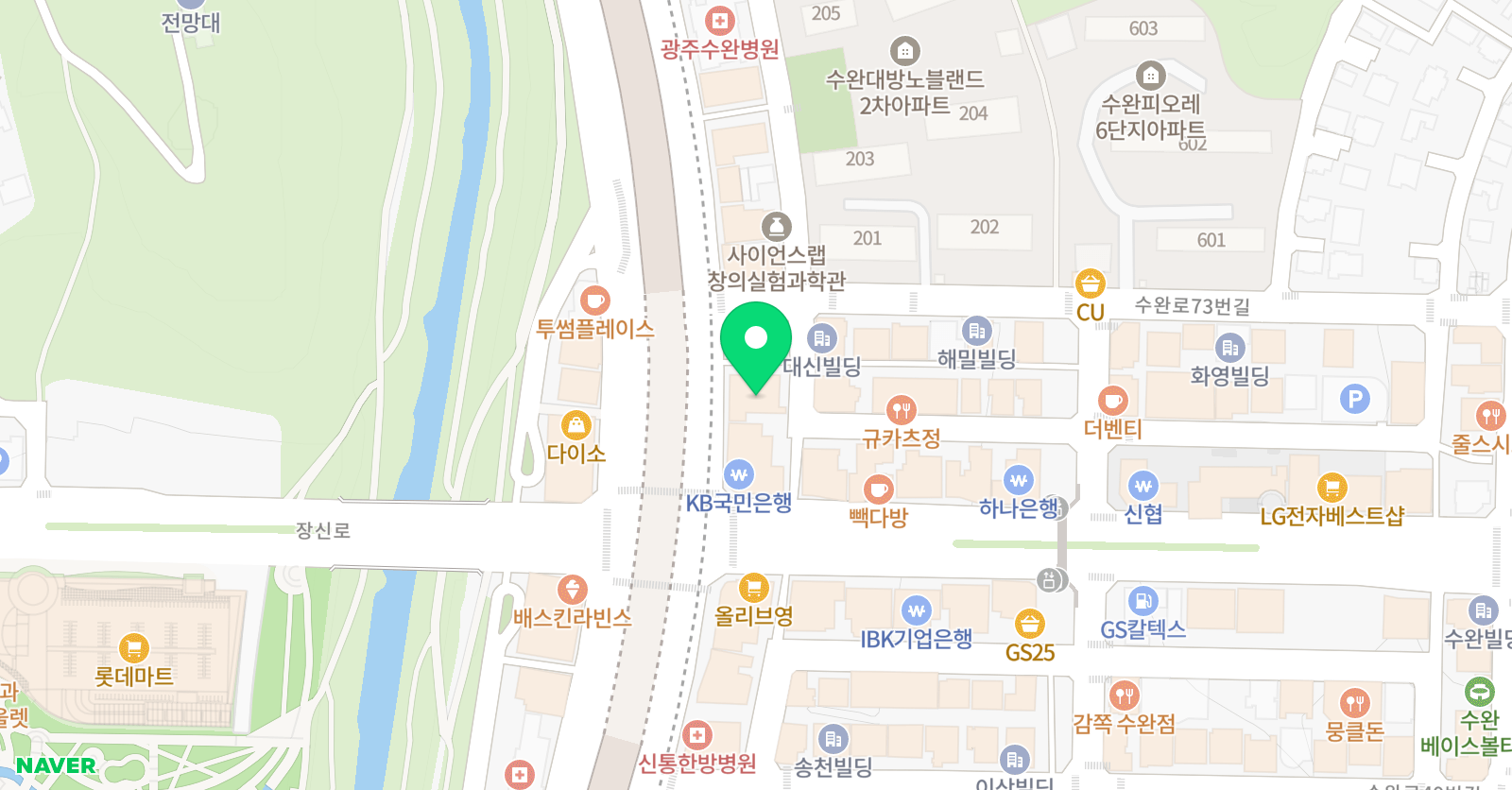 하이탑 영어학원 위치