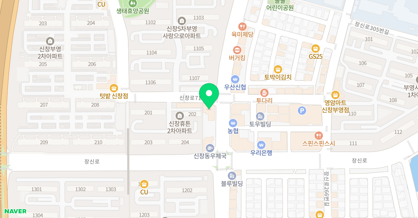 EQ 미술학원 위치