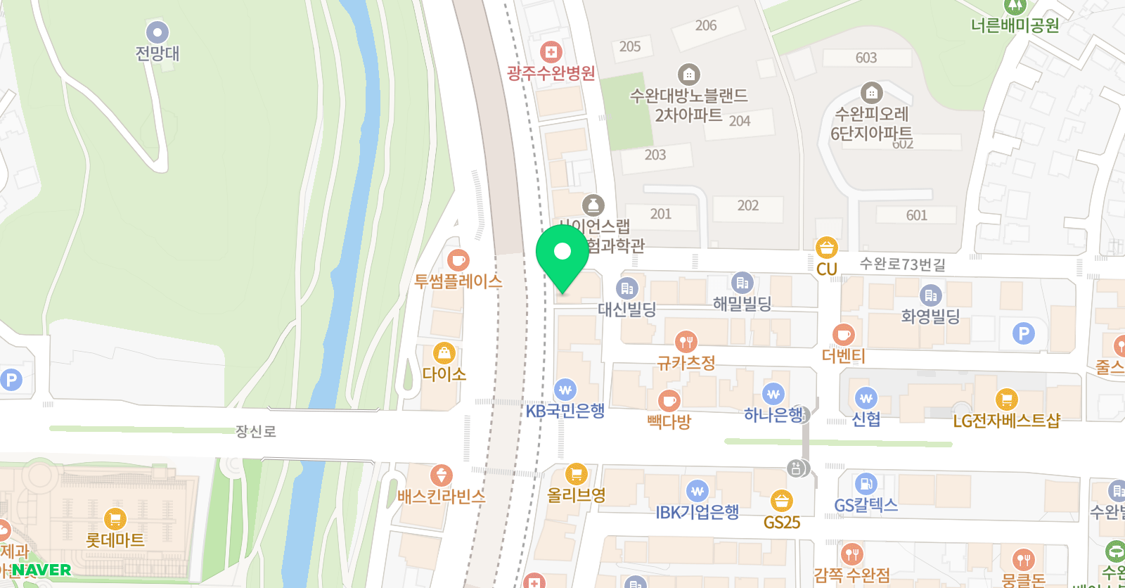 아이엠유영어전문학원 위치