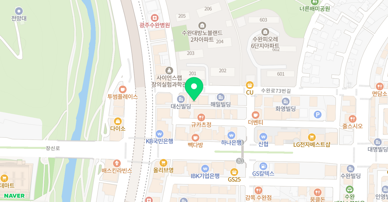 이상국어논술학원 뮤엠폴리오 국어논술 수완학원 위치