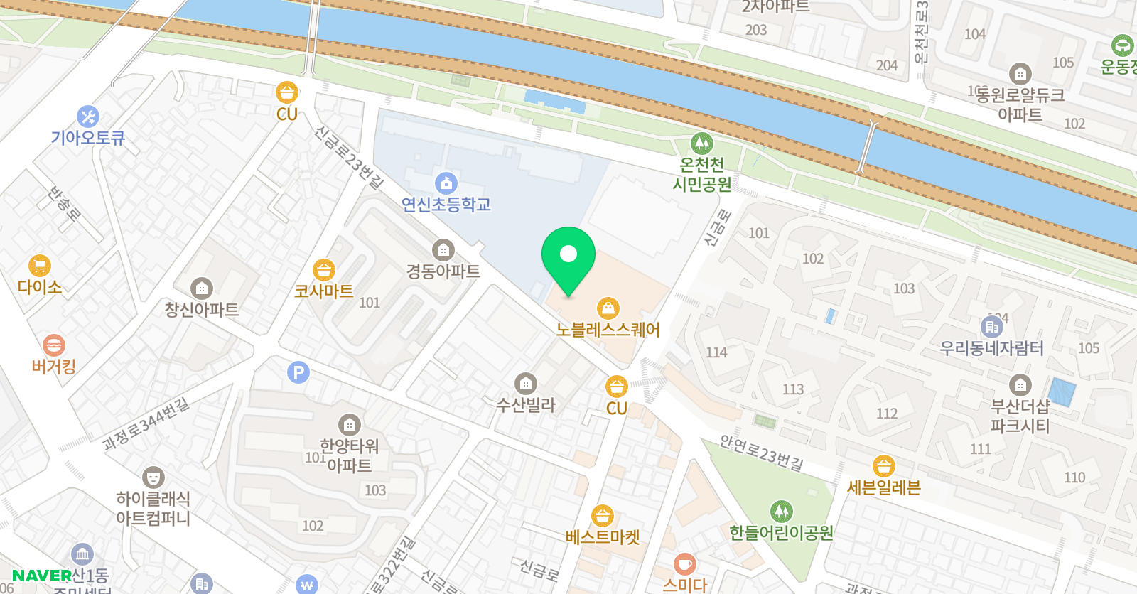 독해랑 창의랑 독서논술 교습소 위치