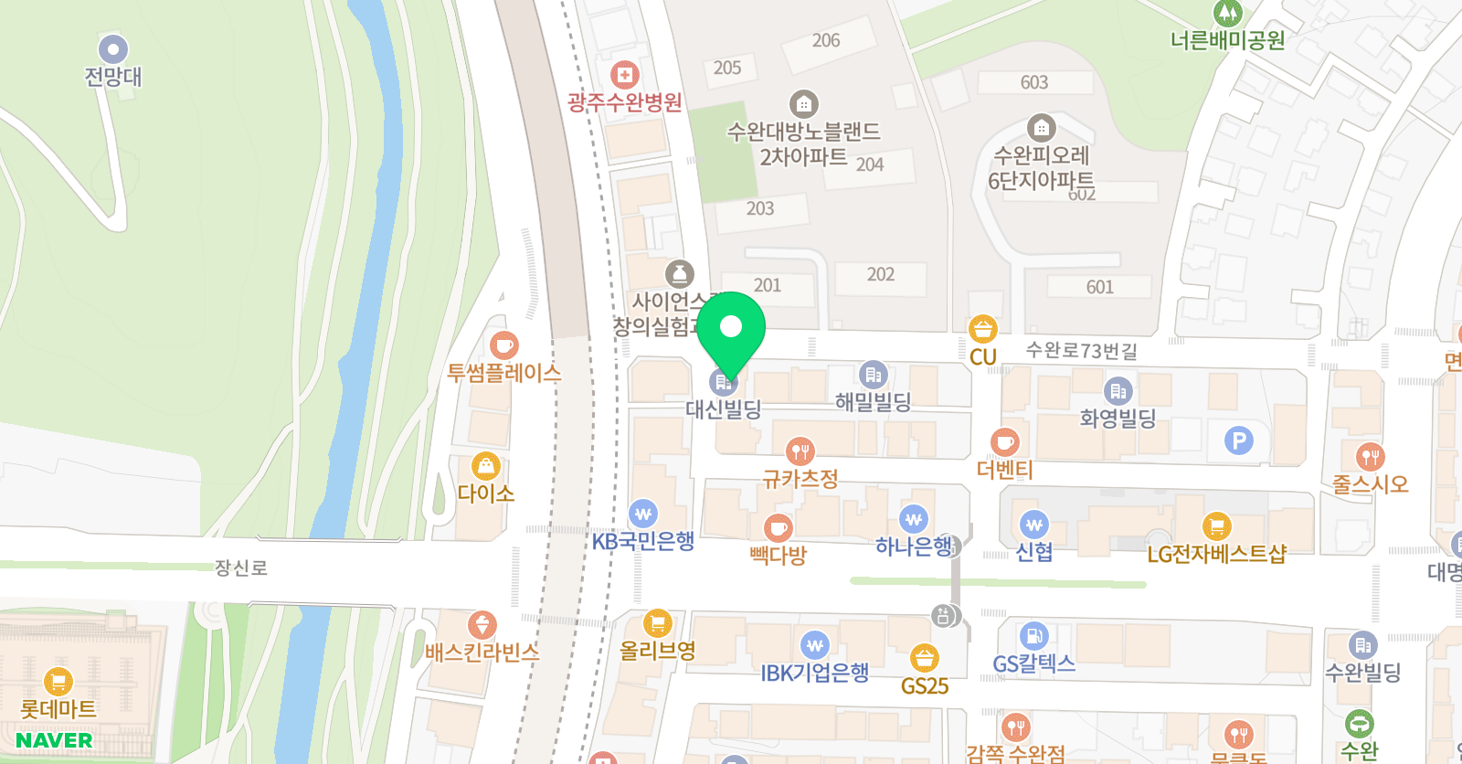 에이펙스수학전문학원 위치