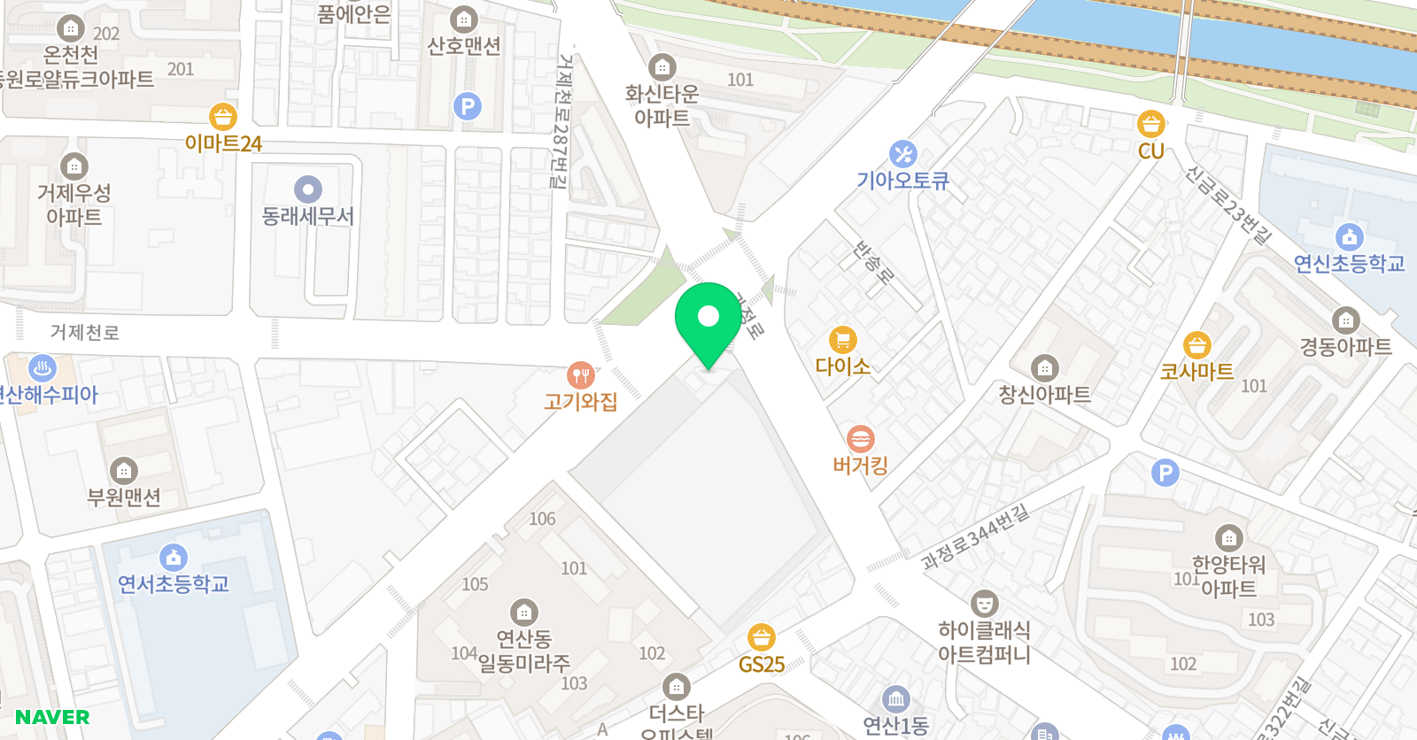 JS 영수학원 위치