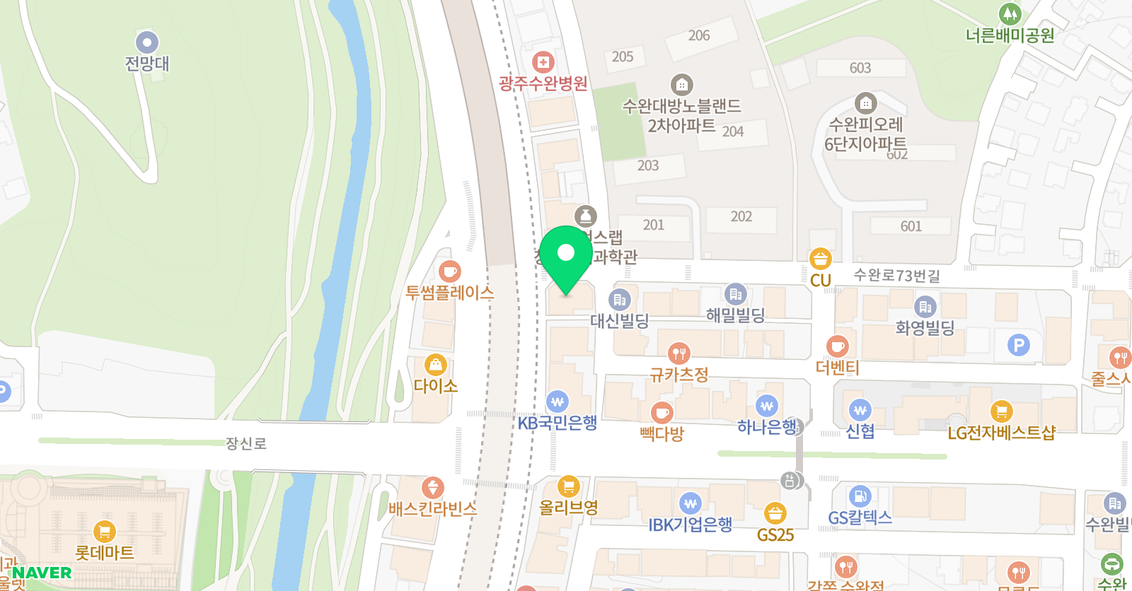 감성 수학학원 위치