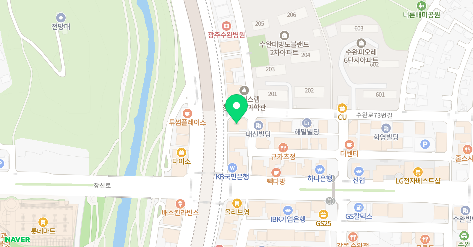 임팩트 영어전문학원 위치