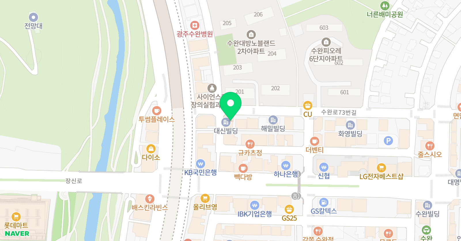 와이짐 주짓수킥복싱 위치
