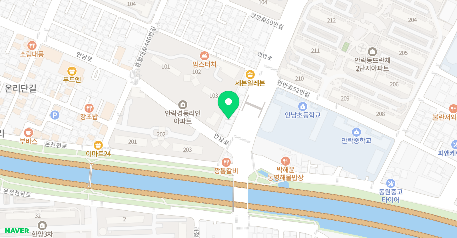 버클리 외국어학원 위치