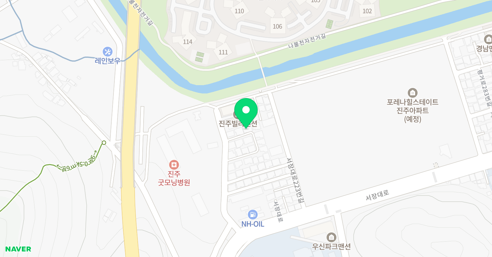 빨간펜 수학의달인 진주이현점 위치