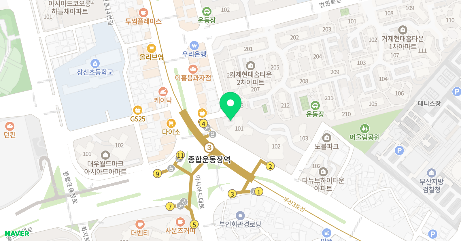 이지 과학학원 위치