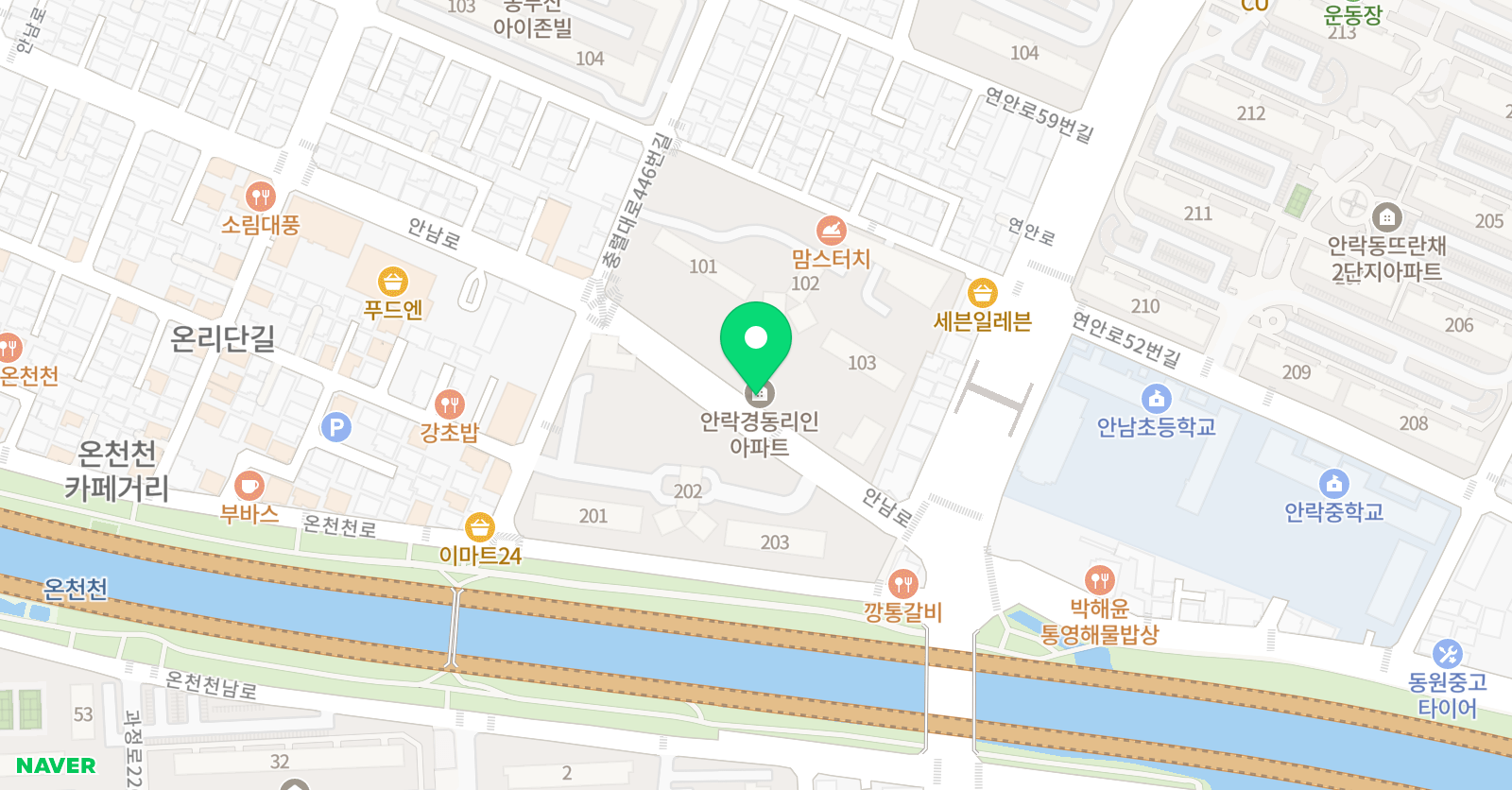 리드인 학원 위치