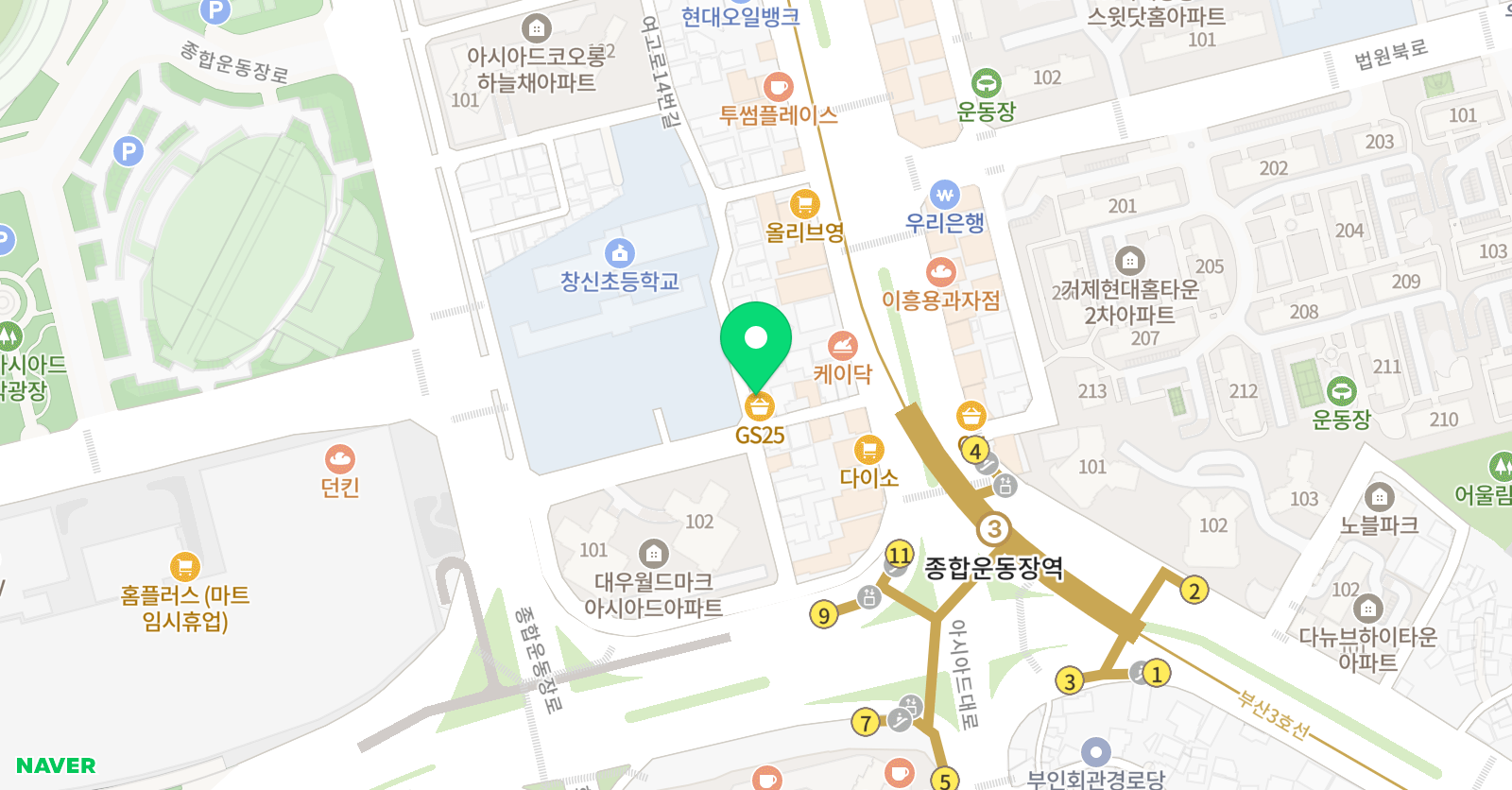 제제아트스쿨 창신초정문점 위치