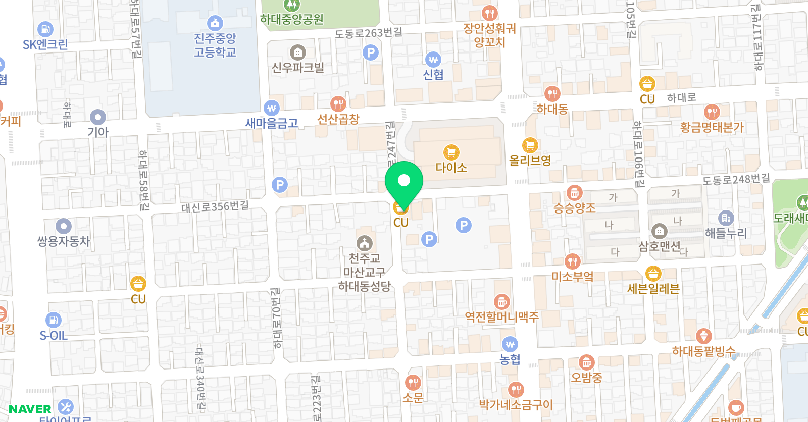 어울림태권도장 위치