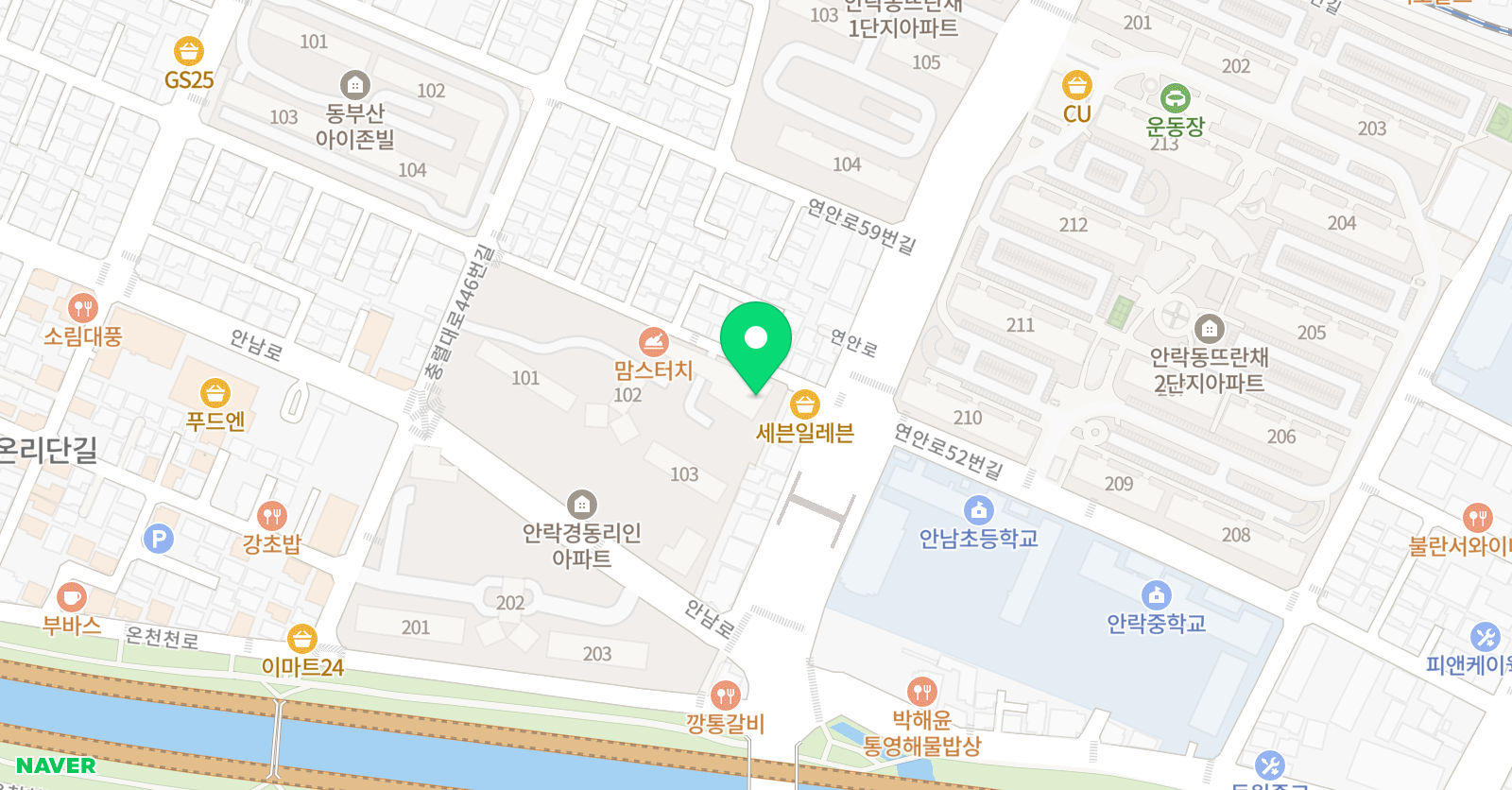 주주 영어 위치