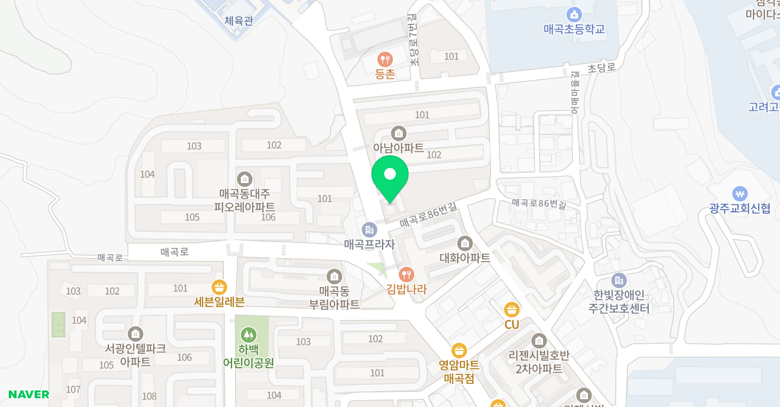 바로만 학원 위치