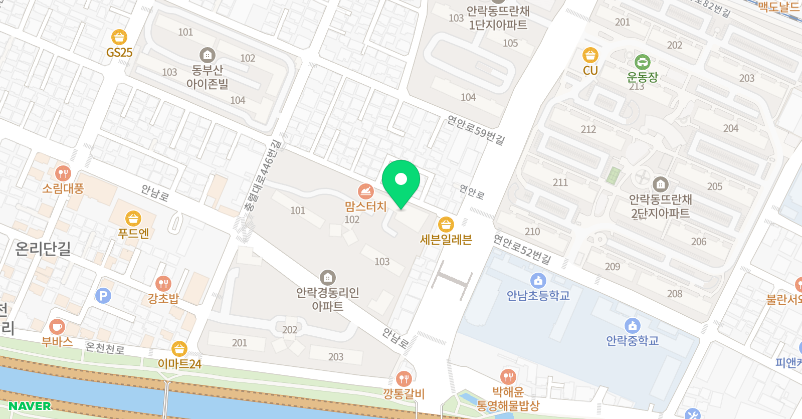 리인 음악학원 위치