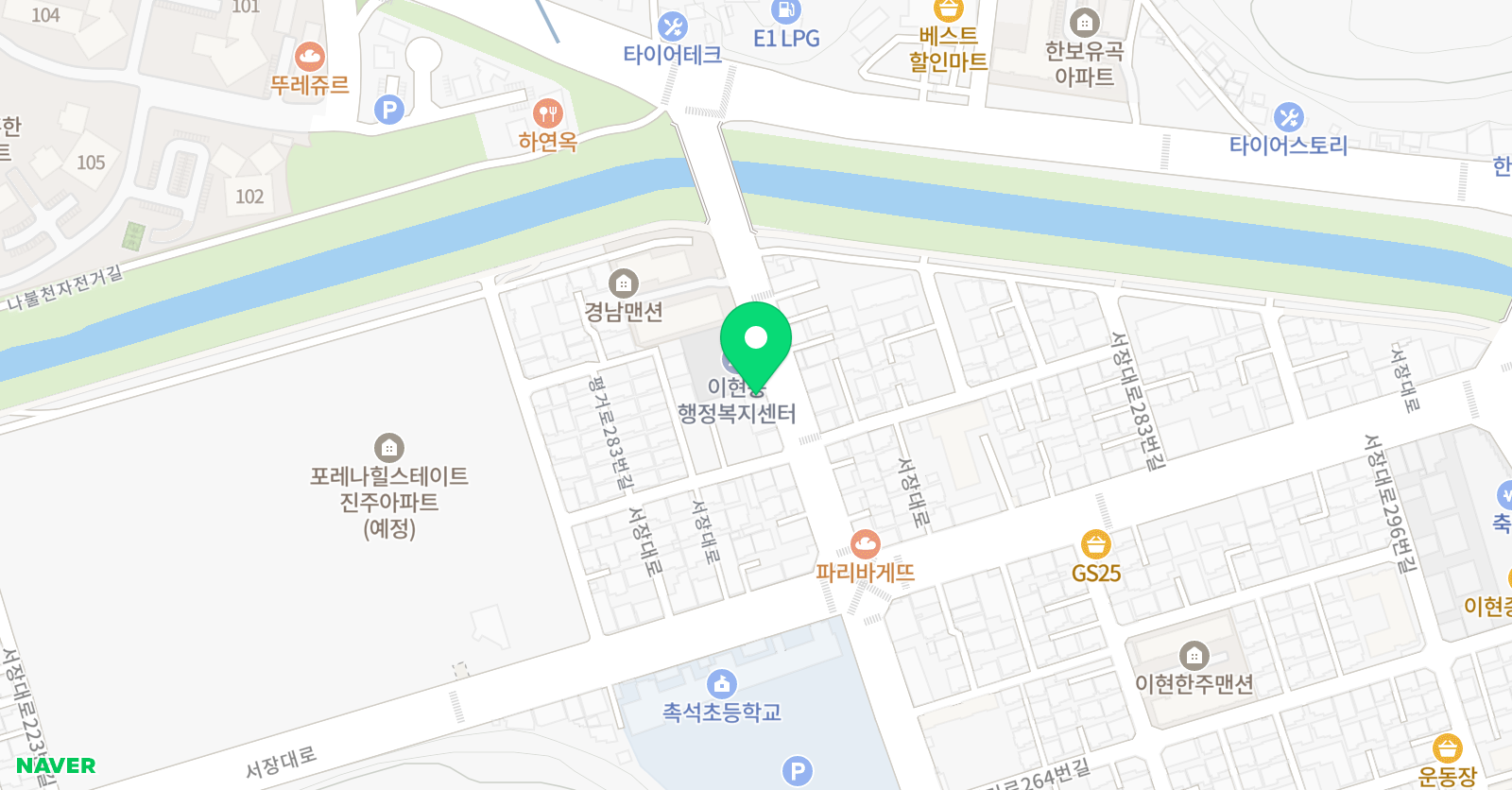 신정철 수학전문학원 위치