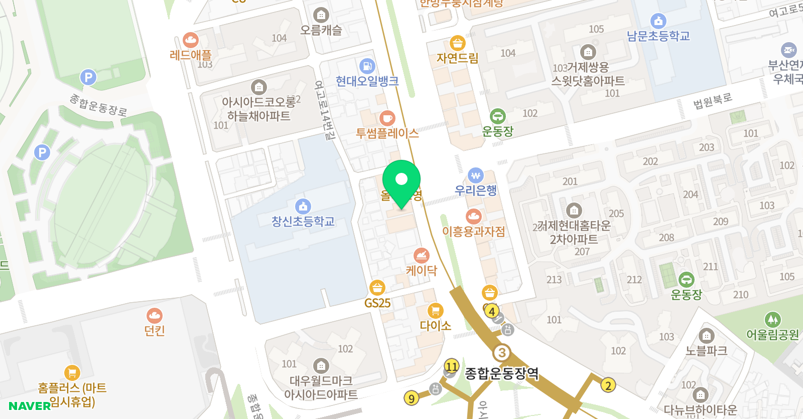 에토스 어학원 위치