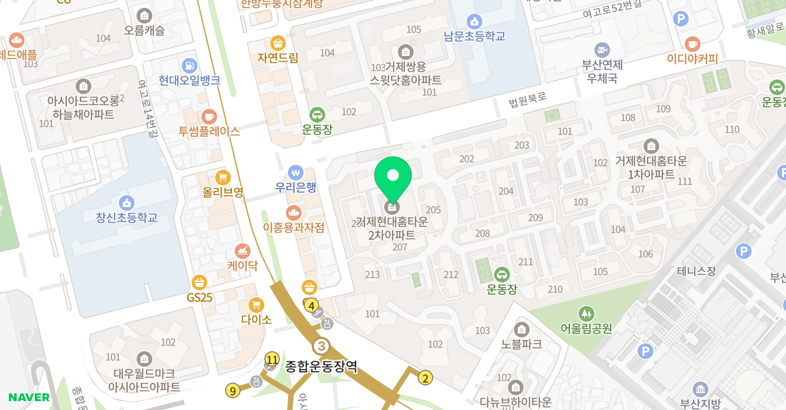 자람 독서논술 위치
