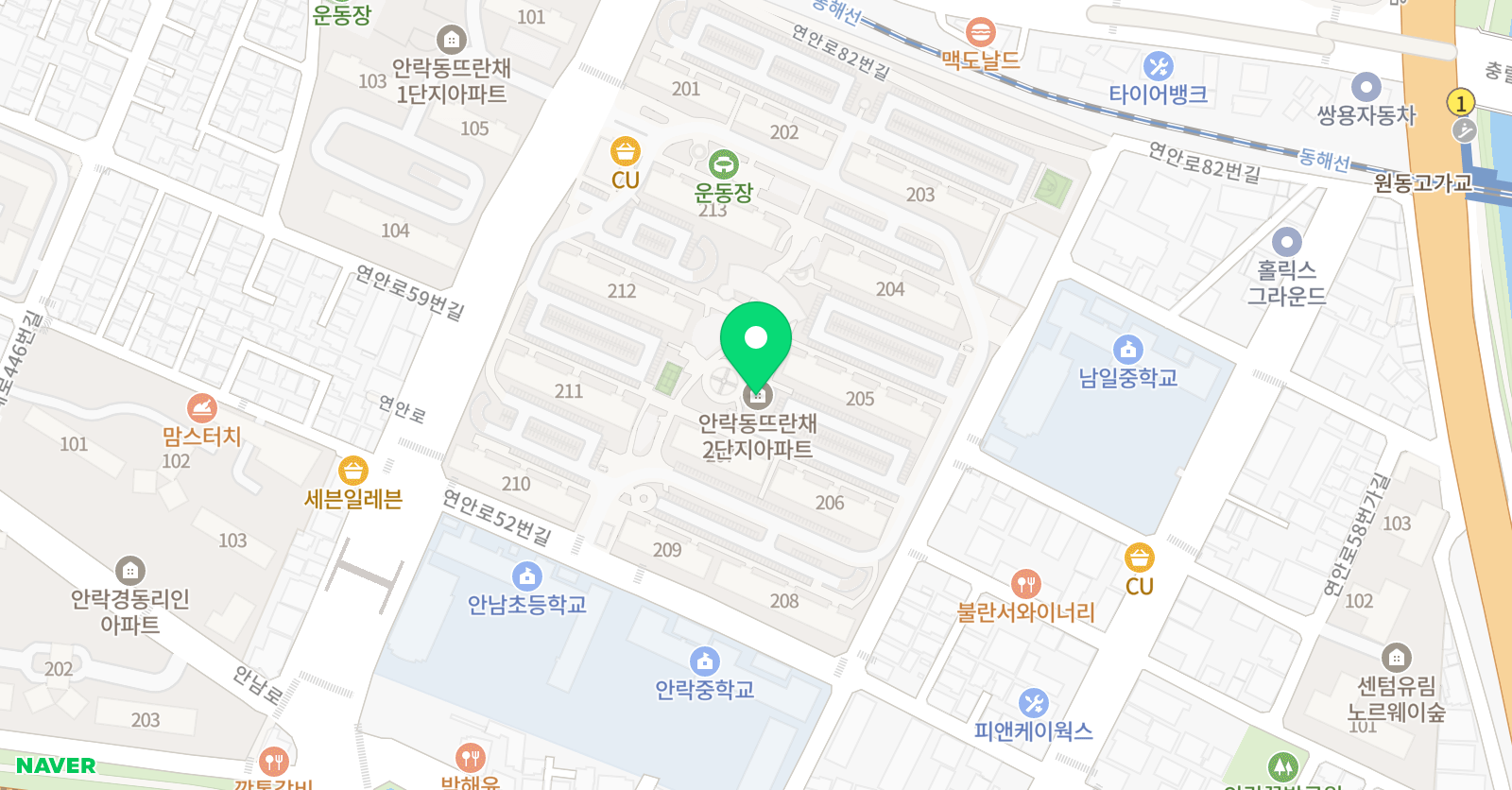 두드림 공부방 안락동 위치