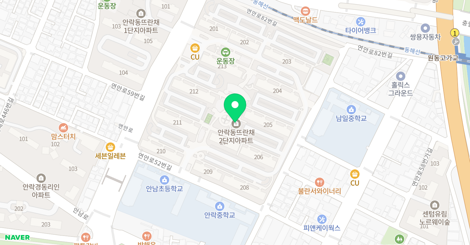 아소비 안락 뜨란채점 위치