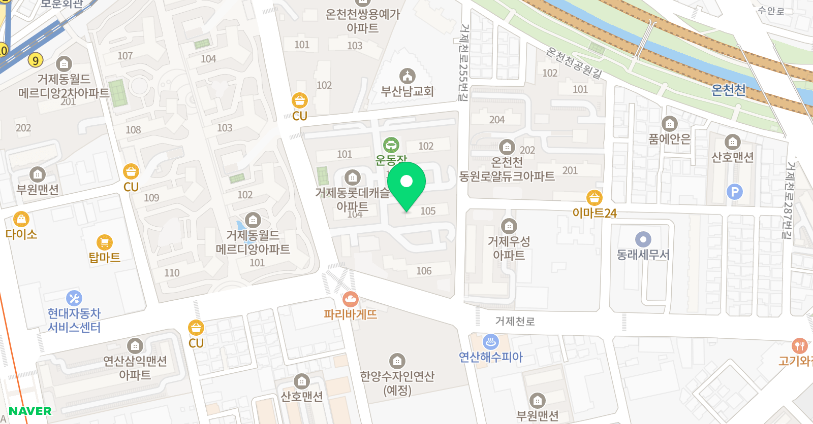 부산남구리틀야구단 위치