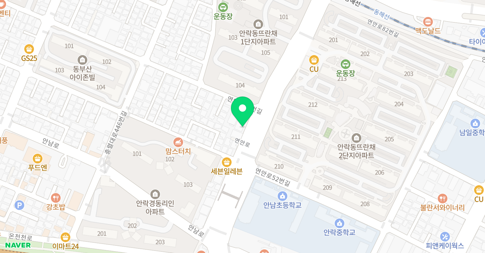 뉴스터디 종합학원 위치