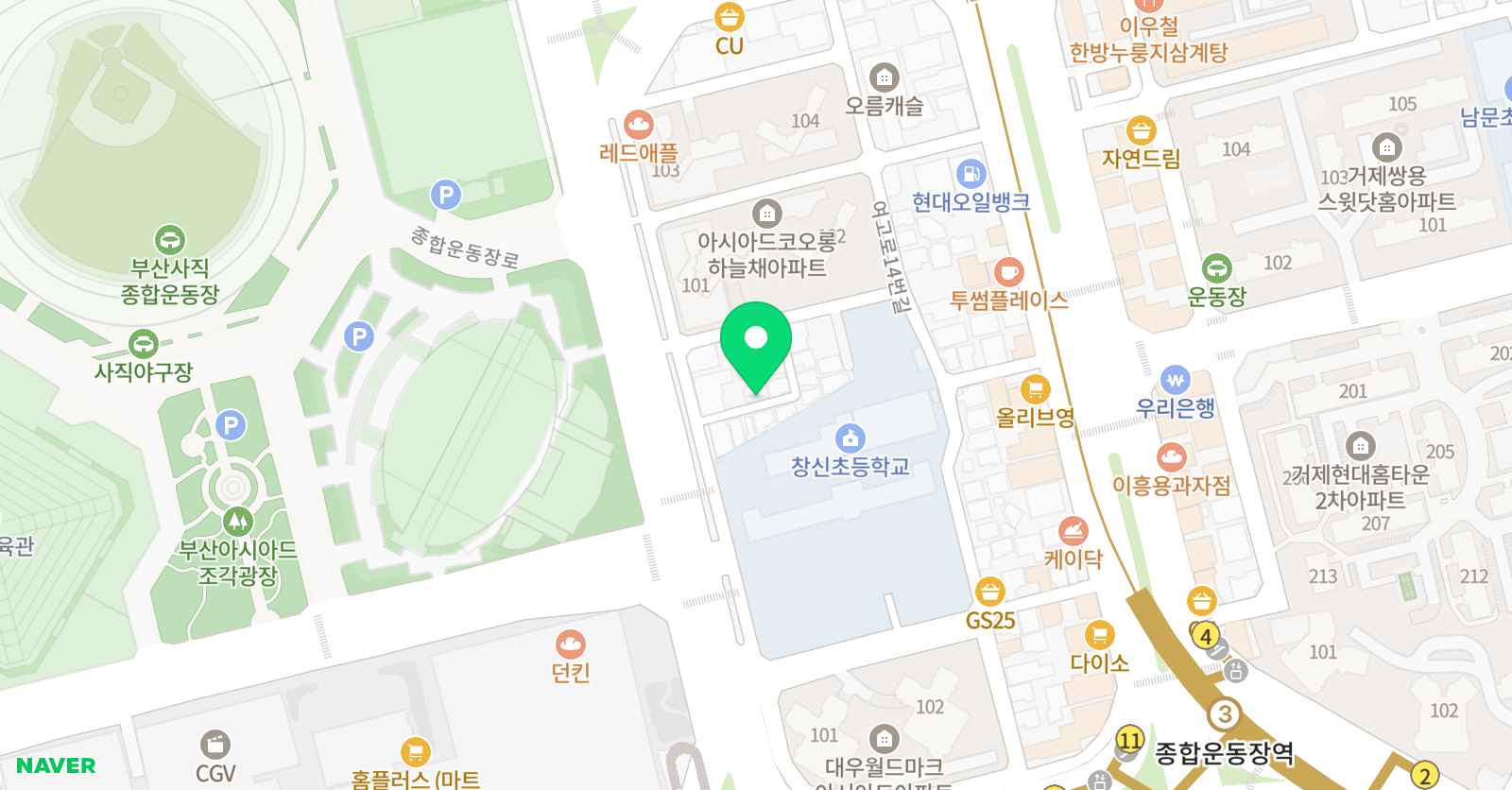 비끄아트 부산사직점 위치