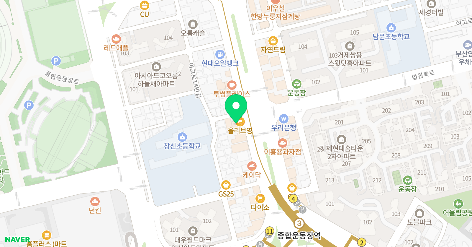 발레블랑 무용학원 위치