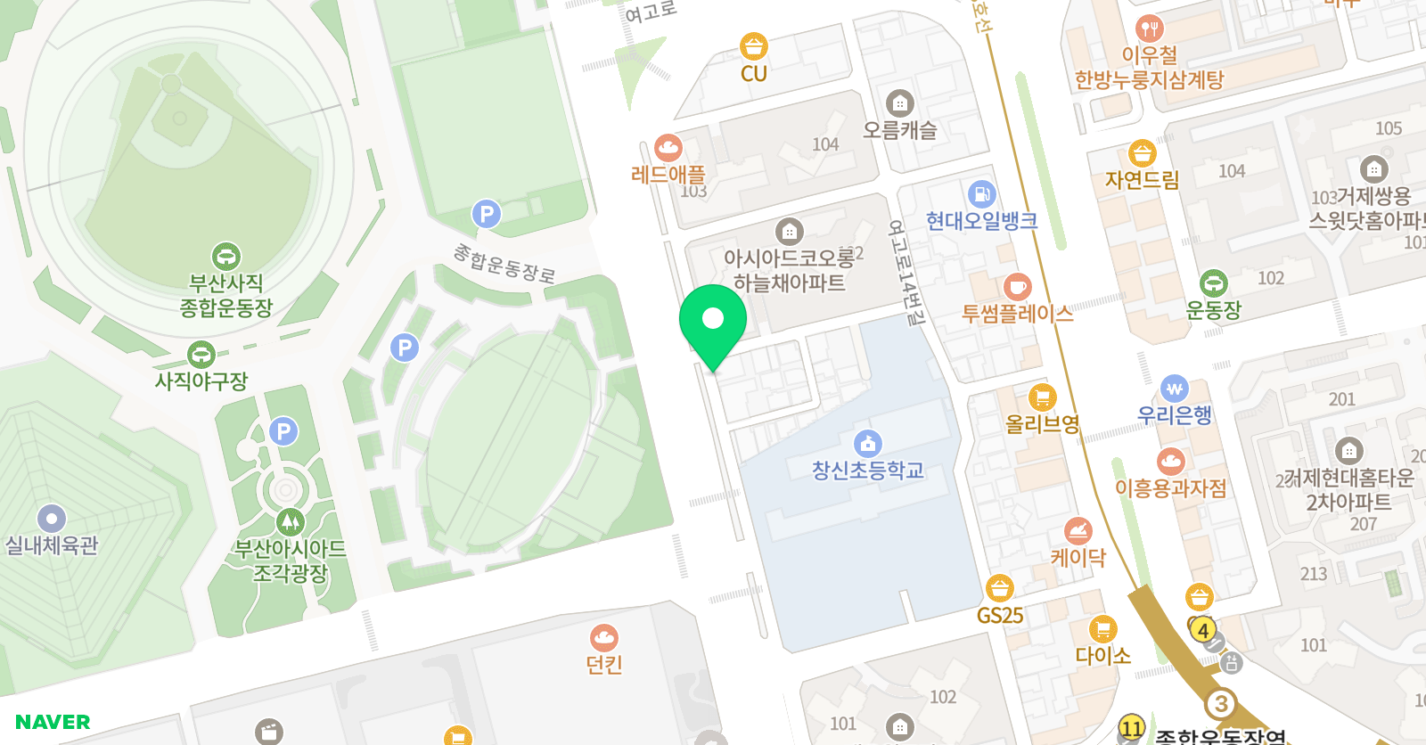 파이널 영어학원 1관 위치