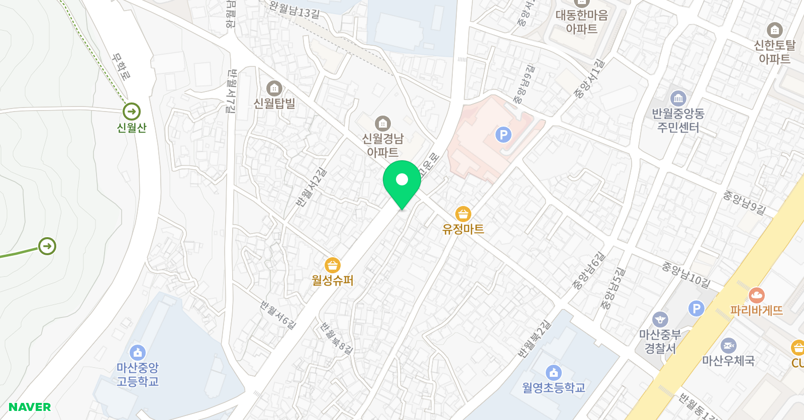 푸른솔한진 태권도&한국음악줄넘기 위치