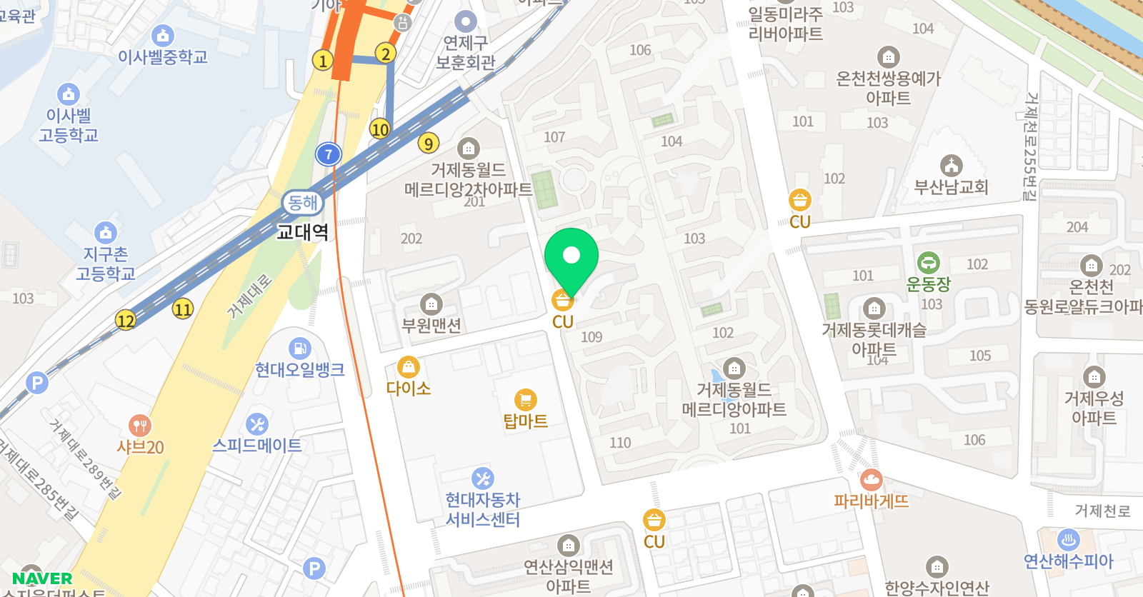 월드 음악학원 위치