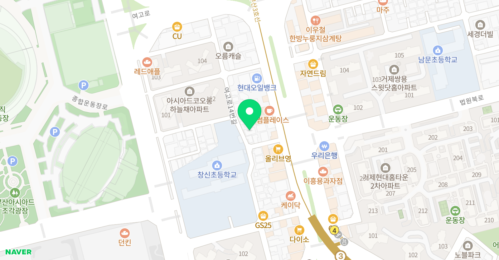 이노블스 영어도서관 부산사직점 위치