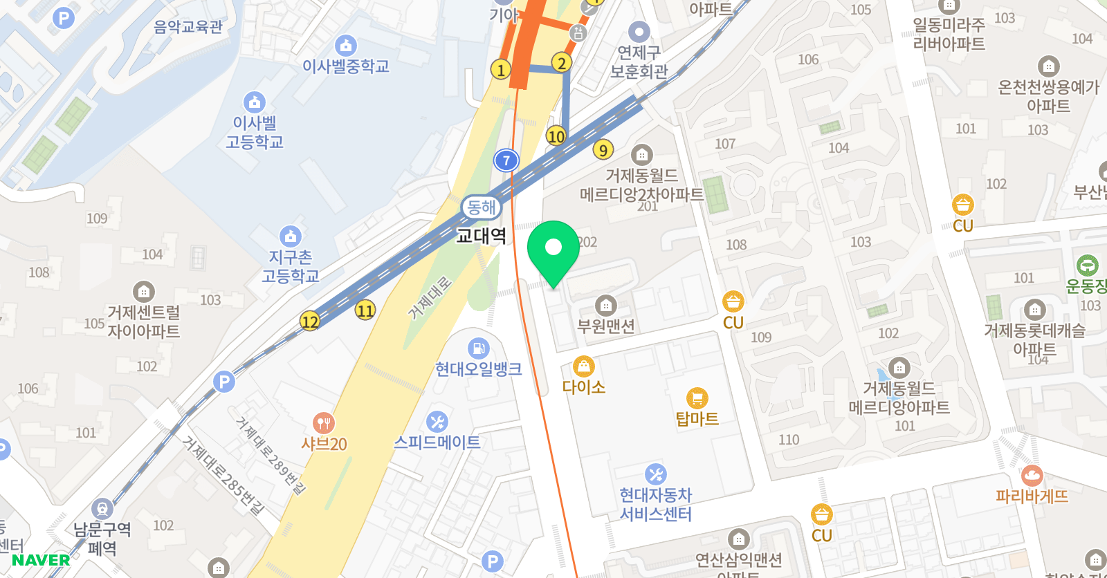 이퀄리티 어학원 위치