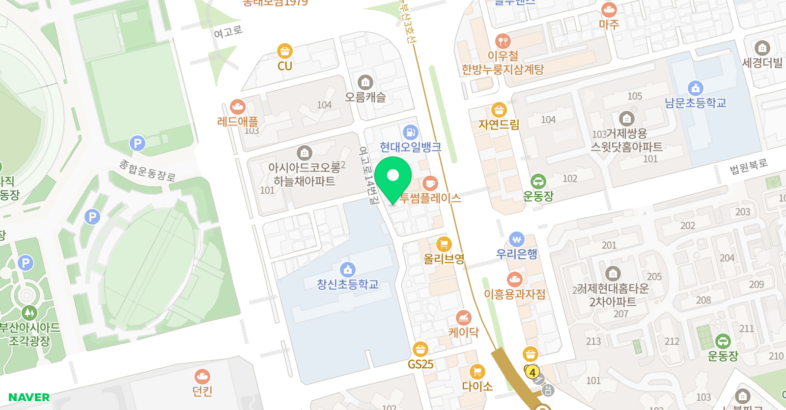 수창의사고력 수학교습소 위치