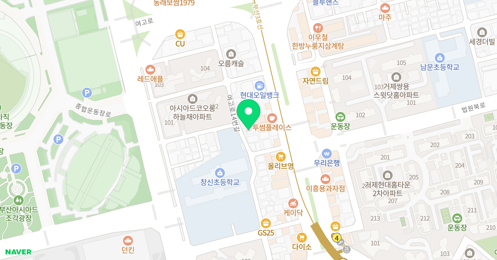 수어재 수학국어전문학원 위치