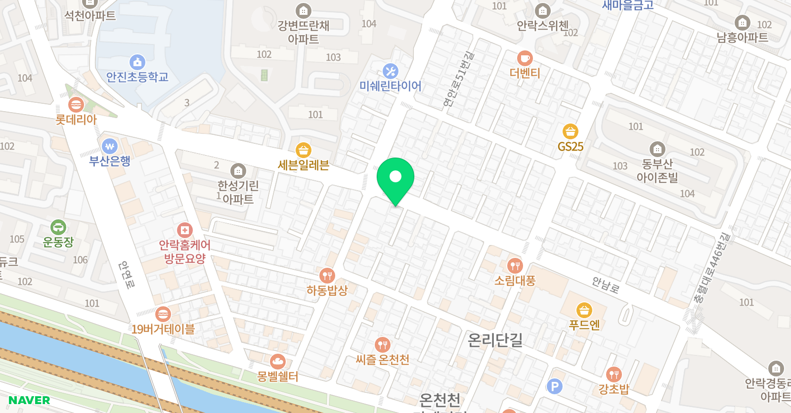 라온 수학교습소 위치