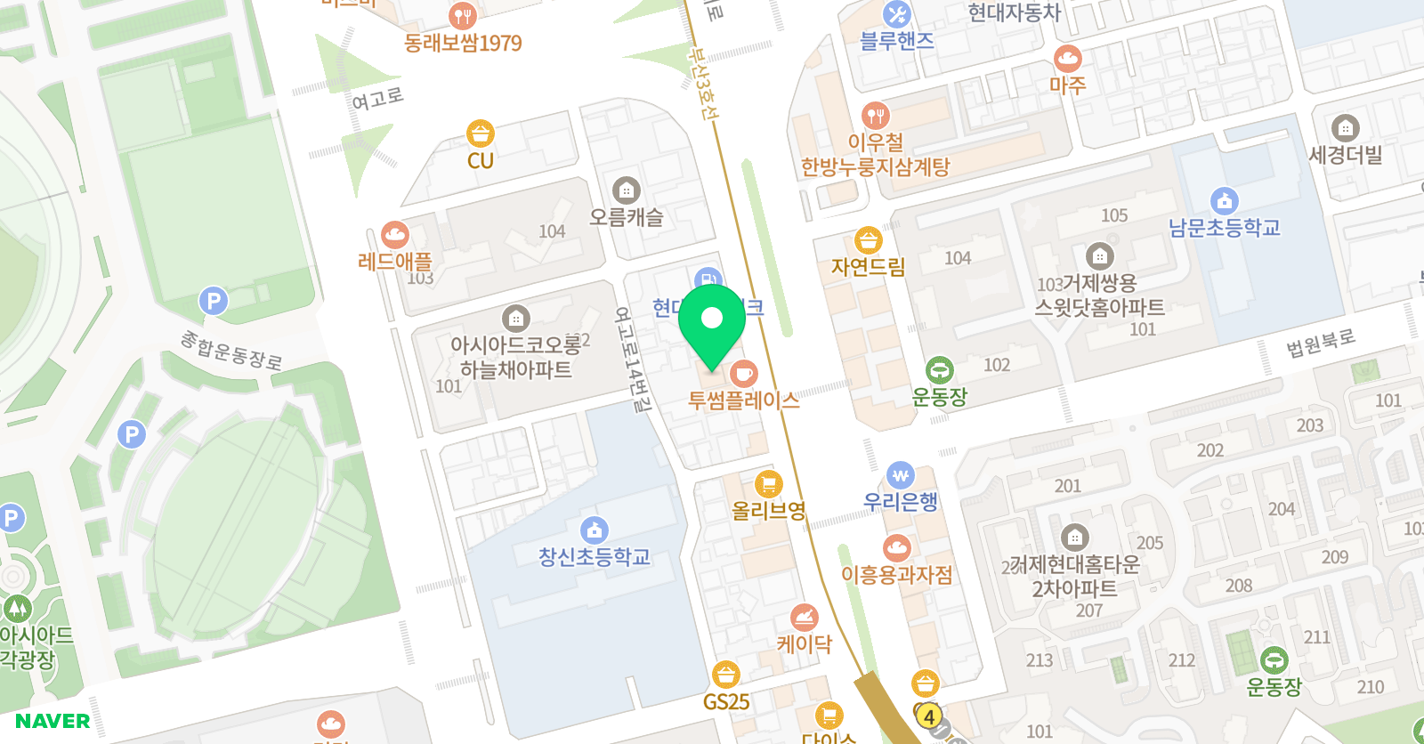트리플 학원 수학관 위치