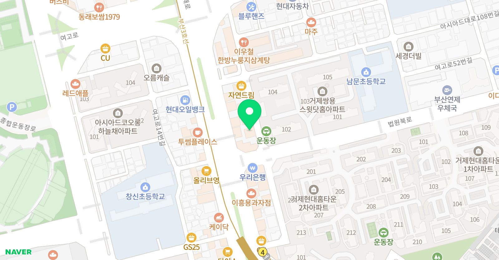 현대 체육관 위치