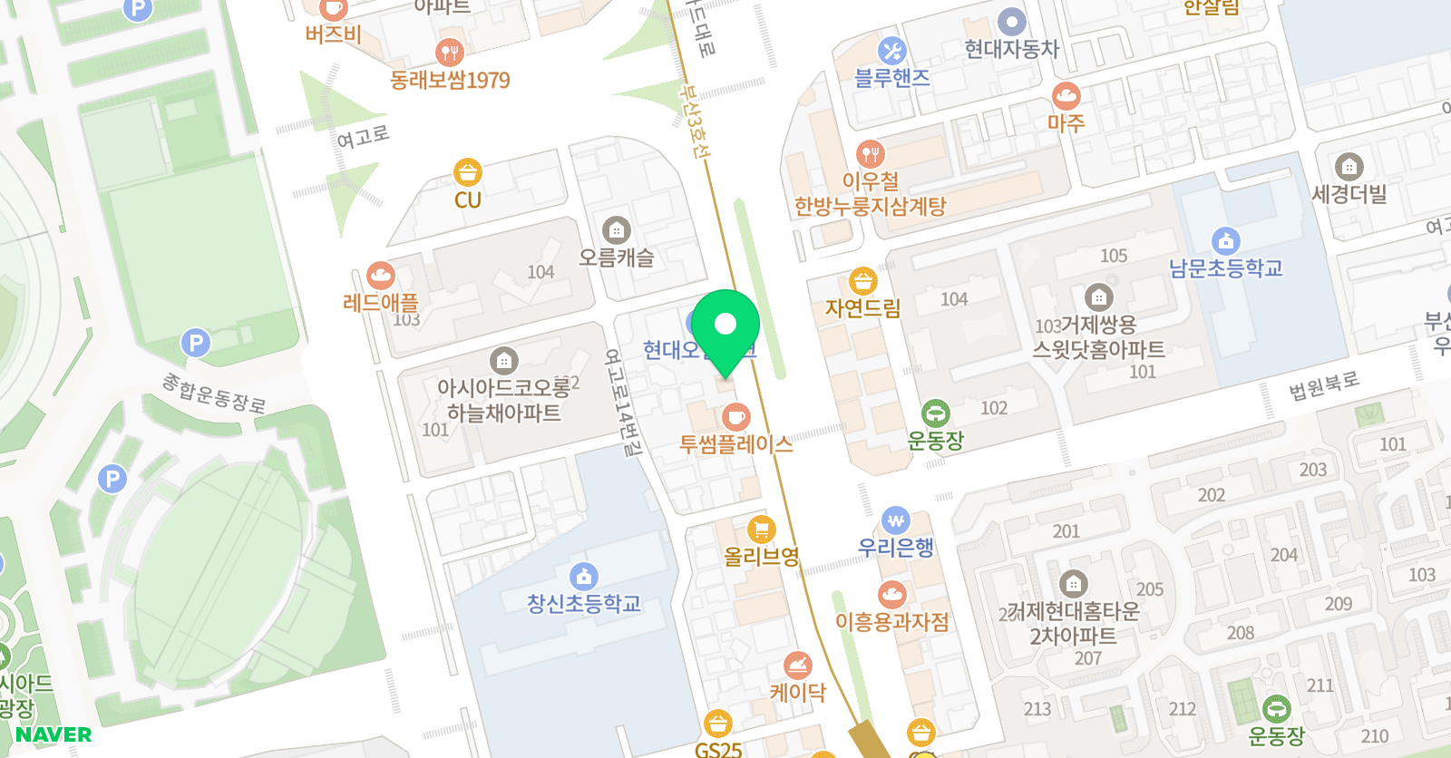 느티나무 독서논술 교습소 위치